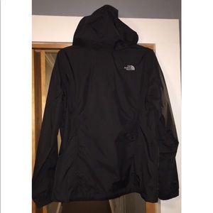 Hooded north face wind breaker